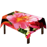 Pink Alstroemeria Print Tablecloth