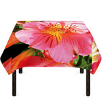 Pink Alstroemeria Print Tablecloth