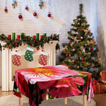 Pink Alstroemeria Print Tablecloth