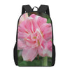 Pink Amaryllis Print 17 Inch Backpack