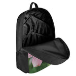 Pink Amaryllis Print 17 Inch Backpack