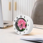 Pink Amaryllis Print Alarm Clock