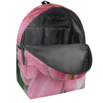 Pink Amaryllis Print Backpack