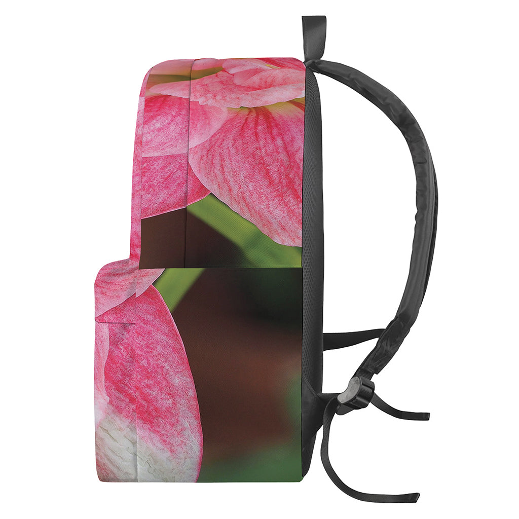 Pink Amaryllis Print Backpack