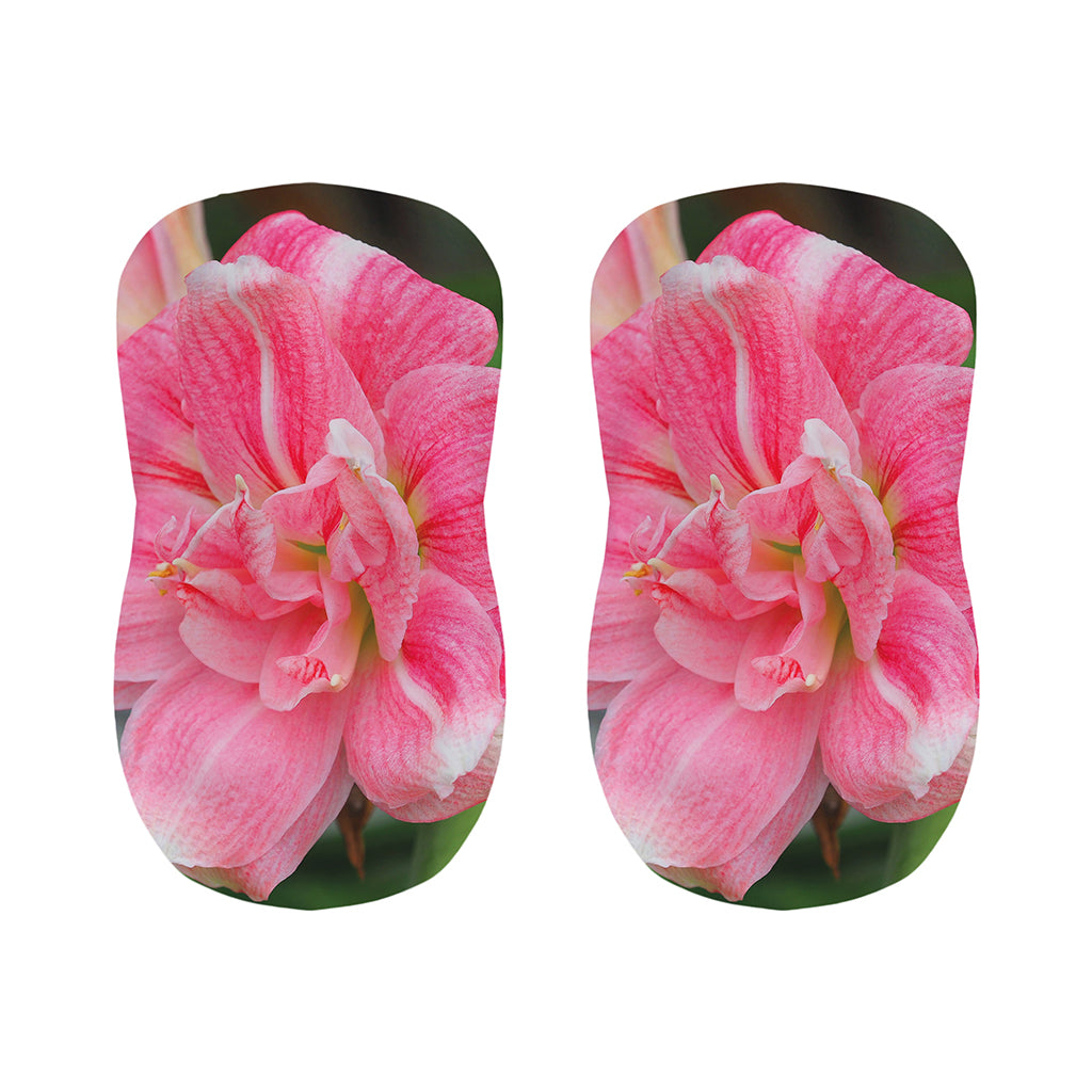 Pink Amaryllis Print Bar Stool Covers
