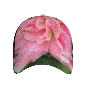 Pink Amaryllis Print Baseball Cap