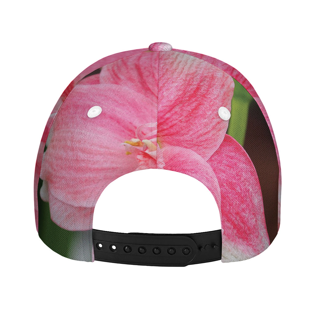 Pink Amaryllis Print Baseball Cap