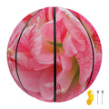 Pink Amaryllis Print Basketball
