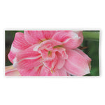 Pink Amaryllis Print Beach Towel