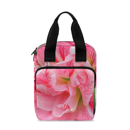 Pink Amaryllis Print Bible Tote Bag