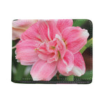 Pink Amaryllis Print Bifold Wallet