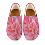 Pink Amaryllis Print Casual Shoes