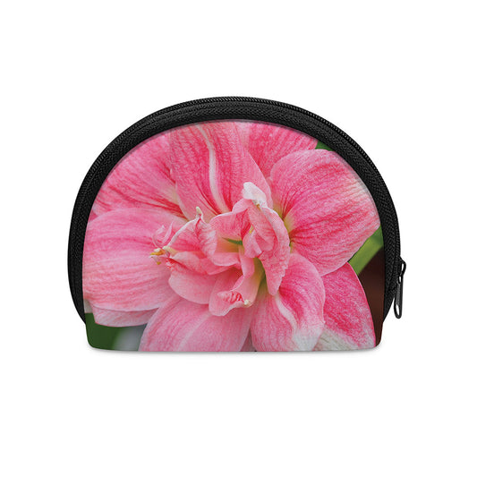 Pink Amaryllis Print Coin Purse