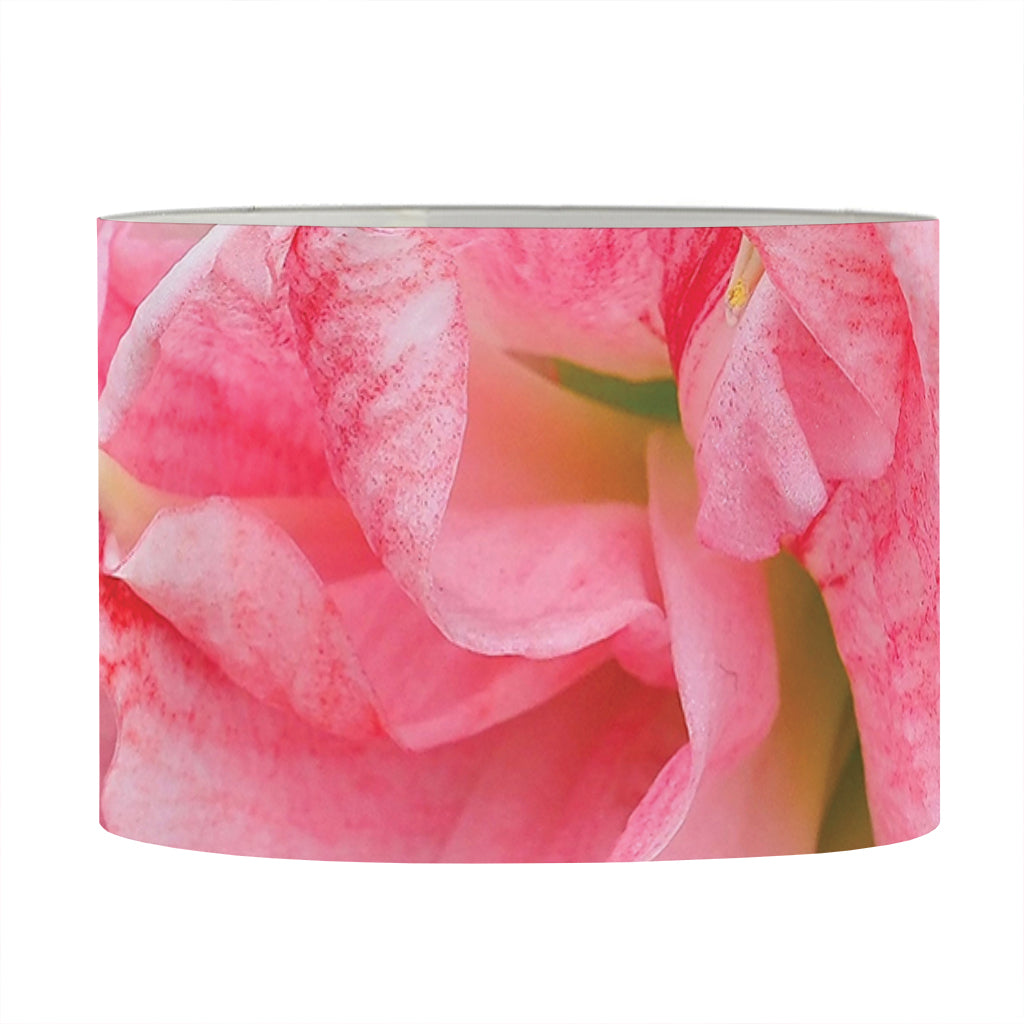 Pink Amaryllis Print Drum Lamp Shade
