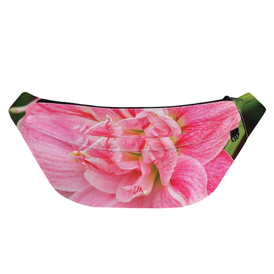 Pink Amaryllis Print Fanny Pack