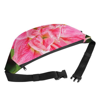 Pink Amaryllis Print Fanny Pack