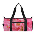 Pink Amaryllis Print Gym Bag