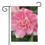 Pink Amaryllis Print House Flag