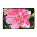 Pink Amaryllis Print Kitchen Mat