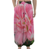 Pink Amaryllis Print Lantern Pants