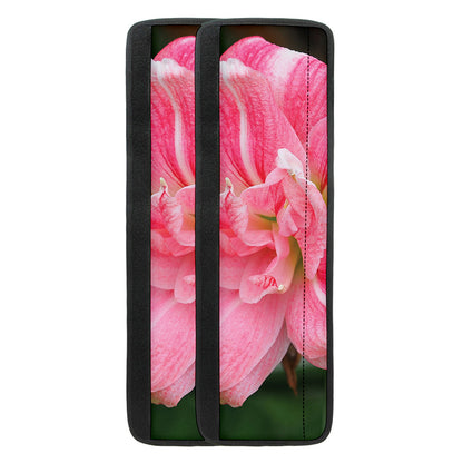 Pink Amaryllis Print Refrigerator Handle Covers