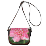 Pink Amaryllis Print Saddle Bag