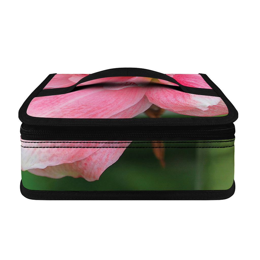 Pink Amaryllis Print Small Lunch Bag