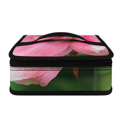 Pink Amaryllis Print Small Lunch Bag