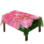 Pink Amaryllis Print Tablecloth