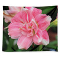 Pink Amaryllis Print Tapestry