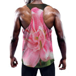 Pink Amaryllis Print Training Tank Top