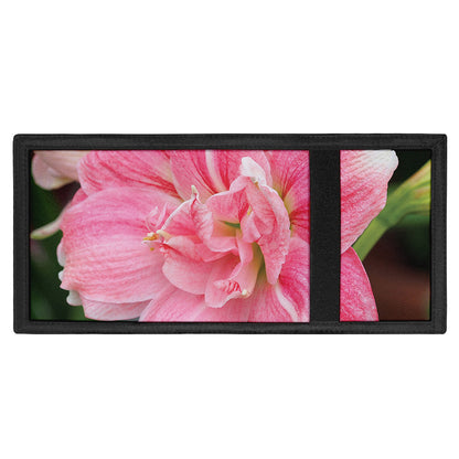Pink Amaryllis Print Trifold Wallet