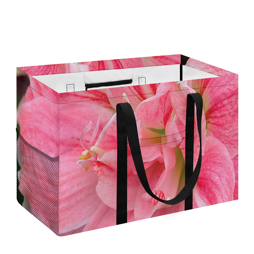 Pink Amaryllis Print Utility Tote Bag