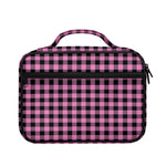 Pink And Black Buffalo Check Print Briefcase Bible Bag