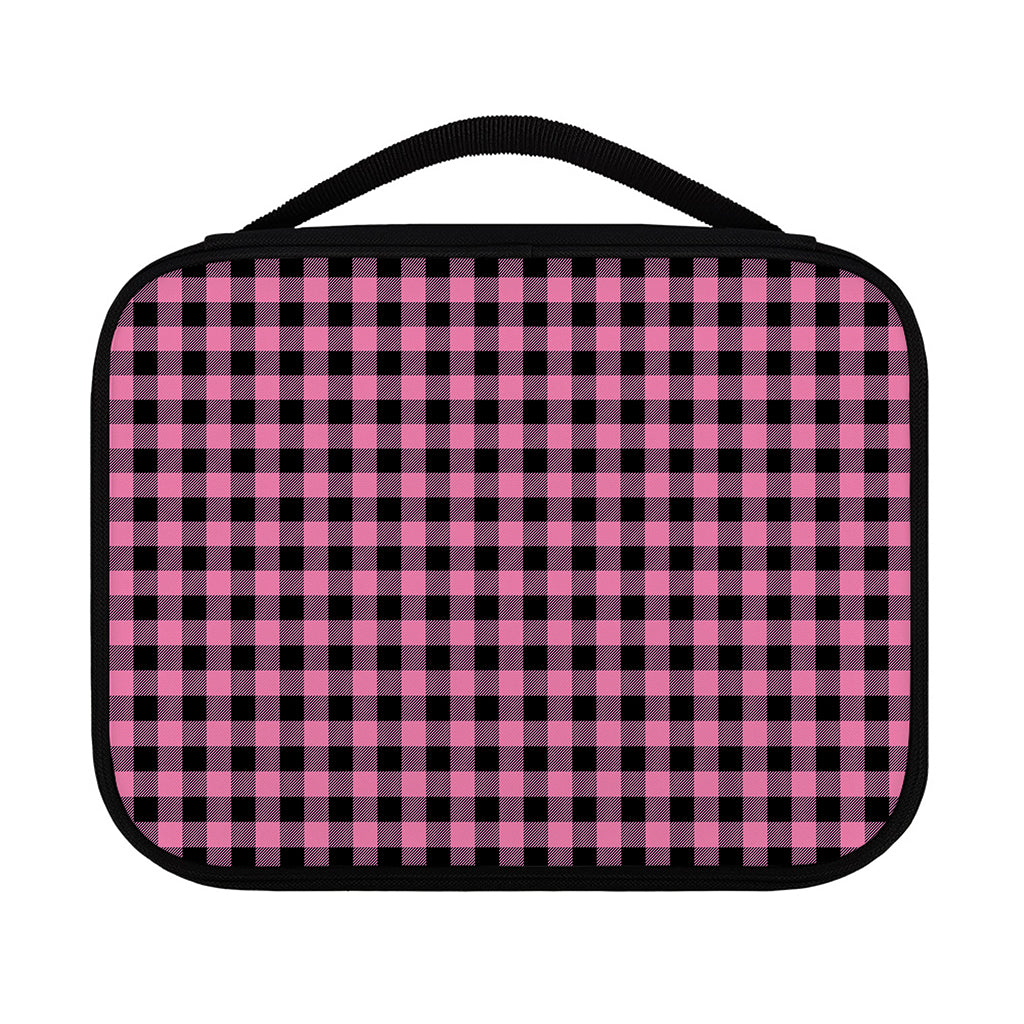 Pink And Black Buffalo Check Print Classic Bible Case