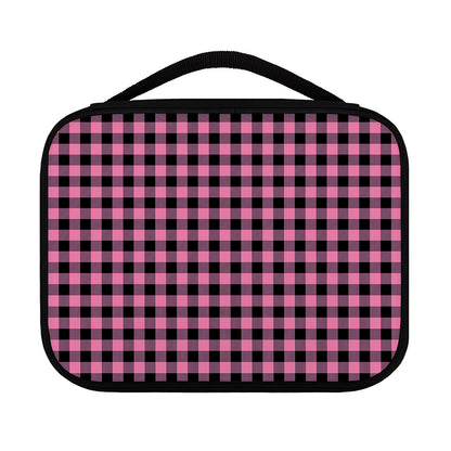 Pink And Black Buffalo Check Print Classic Bible Case