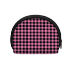 Pink And Black Buffalo Check Print Coin Purse