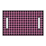 Pink And Black Buffalo Check Print Golf Cart Seat Cover