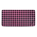 Pink And Black Buffalo Check Print Towel