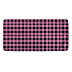 Pink And Black Buffalo Check Print Towel