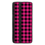 Pink And Black Buffalo Plaid Print Refrigerator Handle Covers