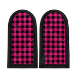 Pink And Black Buffalo Plaid Print Skillet Handle Cover