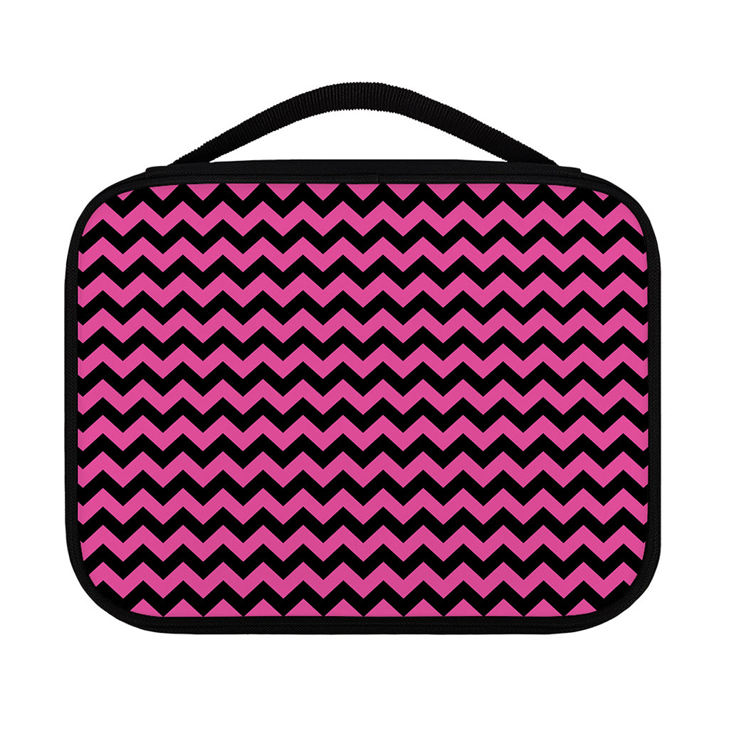 Pink And Black Chevron Pattern Print Classic Bible Case