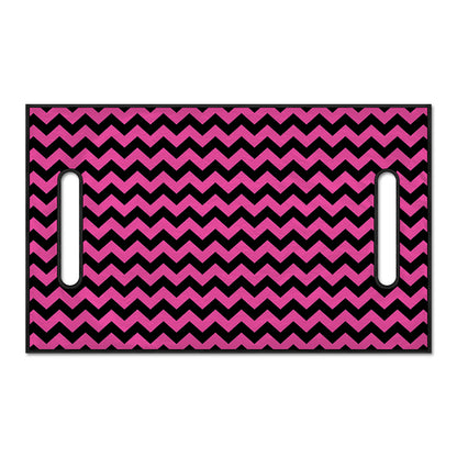 Pink And Black Chevron Pattern Print Golf Cart Seat Cover