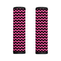 Pink And Black Chevron Pattern Print Handle Covers