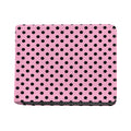 Pink And Black Polka Dot Pattern Print Bifold Wallet