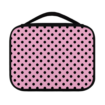 Pink And Black Polka Dot Pattern Print Classic Bible Case