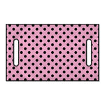 Pink And Black Polka Dot Pattern Print Golf Cart Seat Cover