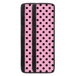 Pink And Black Polka Dot Pattern Print Refrigerator Handle Covers