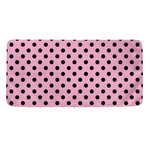 Pink And Black Polka Dot Pattern Print Towel